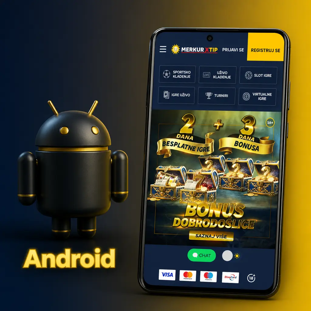 Preuzimanje i instalacija Android APK aplikacije za klađenje bez Google Play prodavnice
