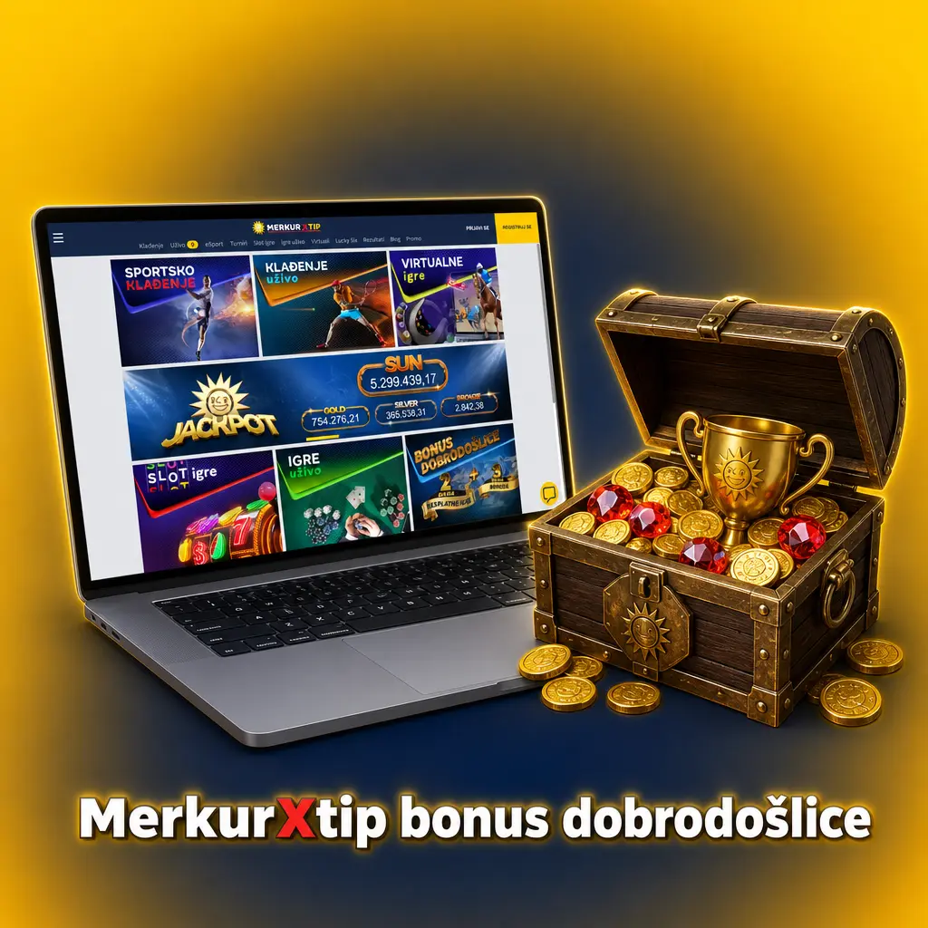 MerkurXtip bonus dobrodošlice za sportsko klađenje i kazino sa uslovima proigravanja i rokom važenja