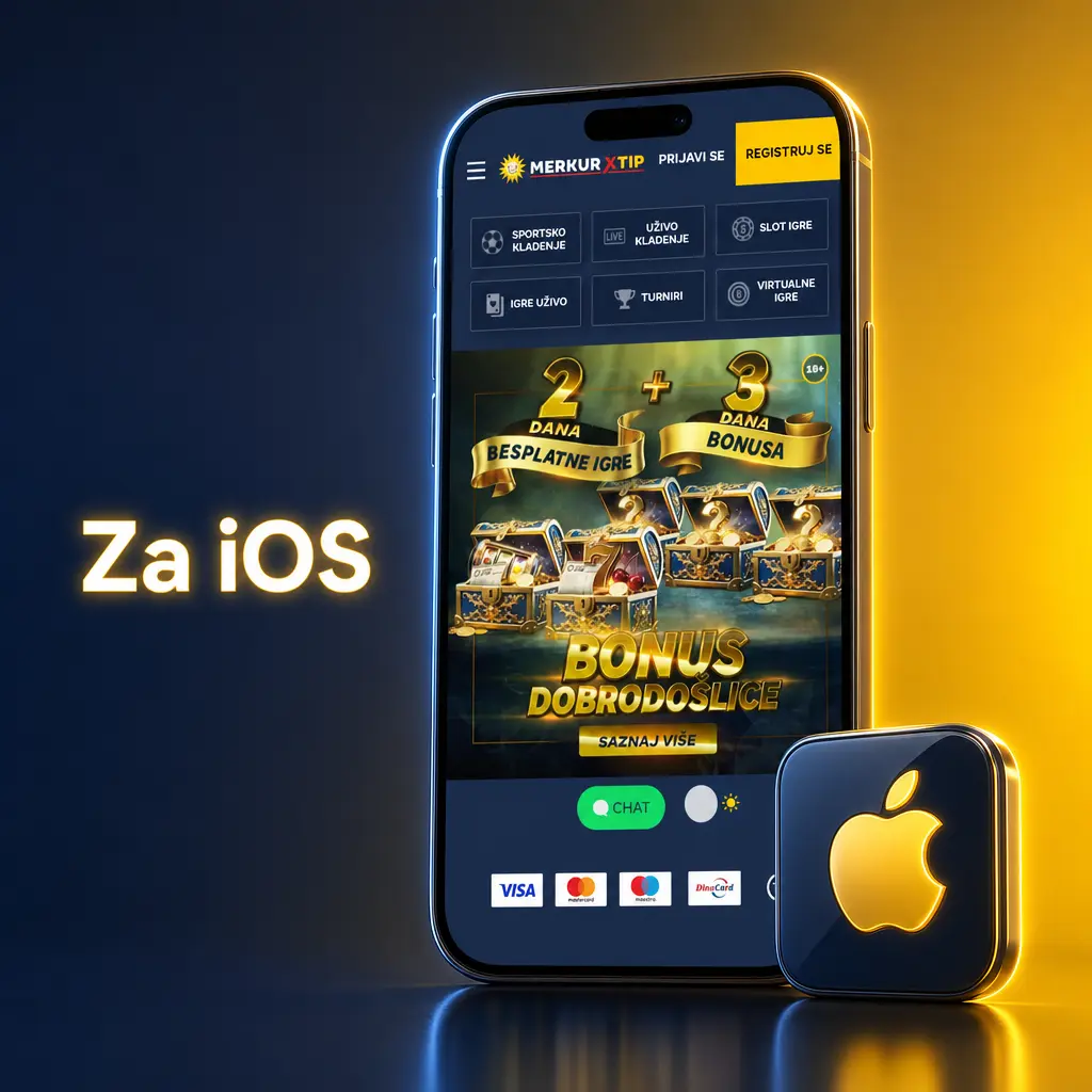 MerkurXtip PWA instalacija na iOS uređaju - dodavanje aplikacije na početni ekran iPhone ili iPad telefona