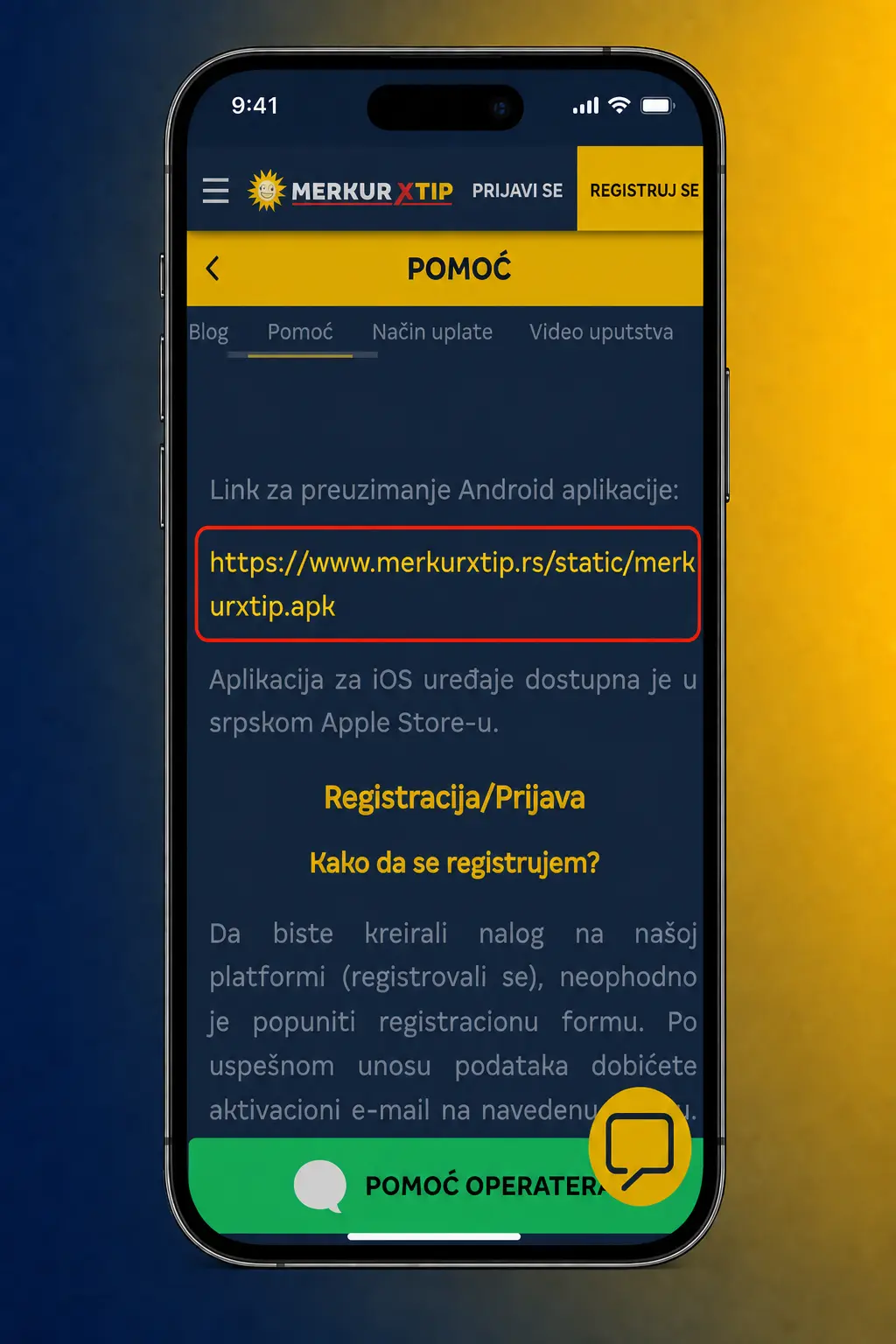 Preuzimanje MerkurXtip APK fajla za Android u četiri jednostavna koraka na mobilnom telefonu