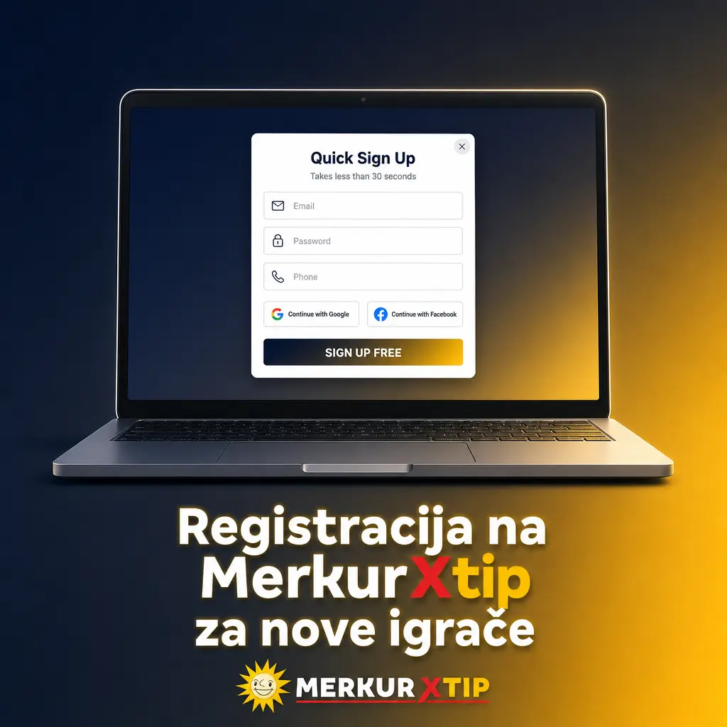 Registracija na MerkurXtip za nove igrače – brzo kreiranje naloga i bonus dobrodošlice do 20.000 RSD