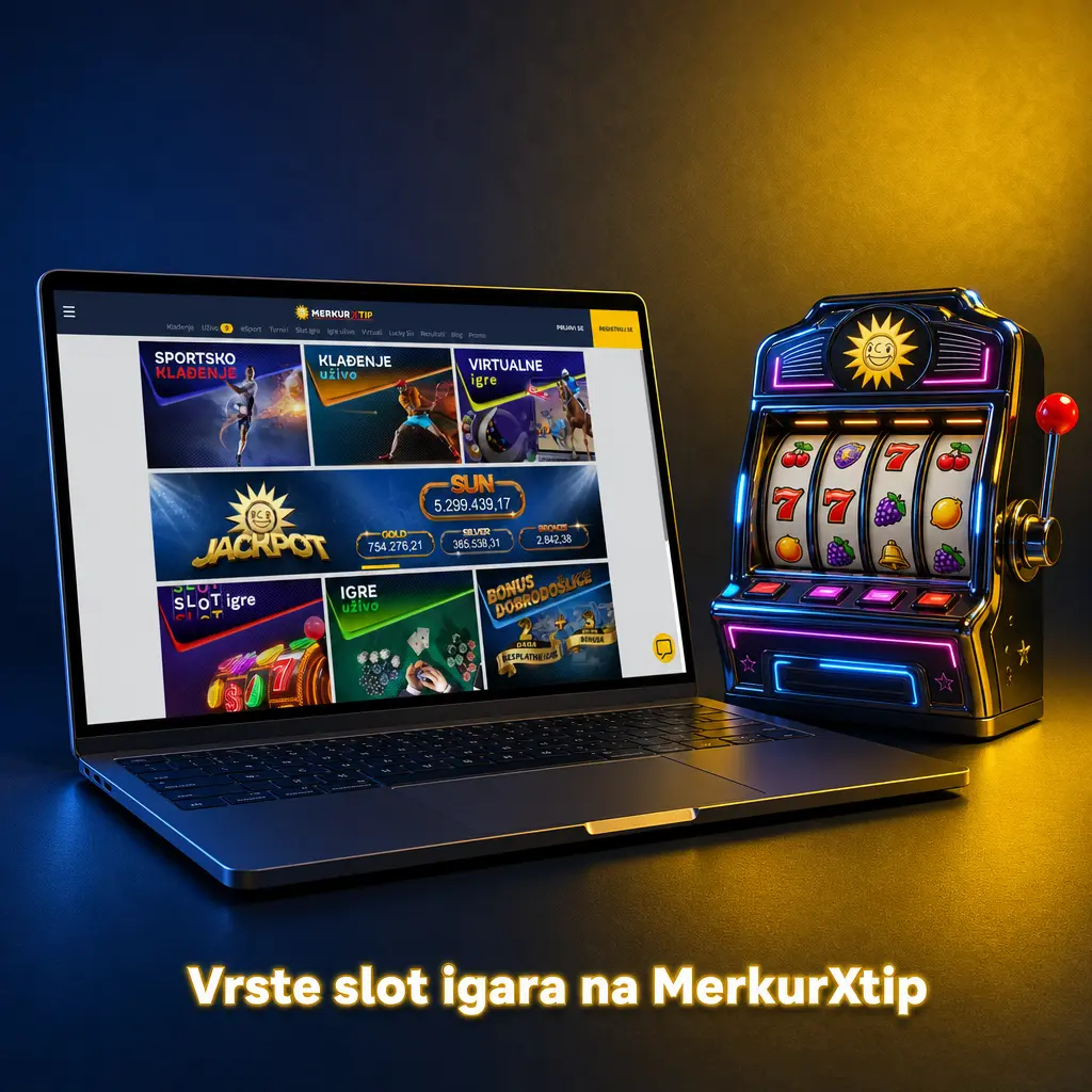 Pregled vrsta slot igara na MerkurXtip kazinu: klasični, video, Megaways, jackpot i crash slotovi.